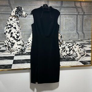 Ivanka Trump Elegant Black Sleeveless Dress.
